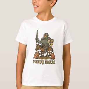 T-shirt Chevalier en métal lourd - Mayhem médiéval