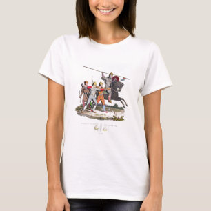 T-shirt Chevalier et archers normands, 1066, 'du bras