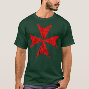 T-shirt Chevalier Hospitalier Maltais Croisés Croisés