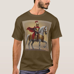 T-shirt Chevalier médiéval et cheval
