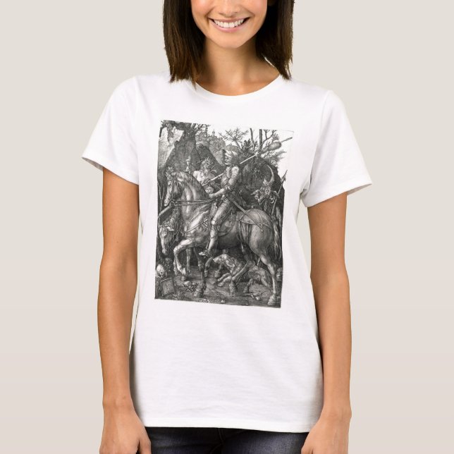 T-shirt Chevalier, Mort & Diable - Albrecht Dürer c. 1513 (Devant)
