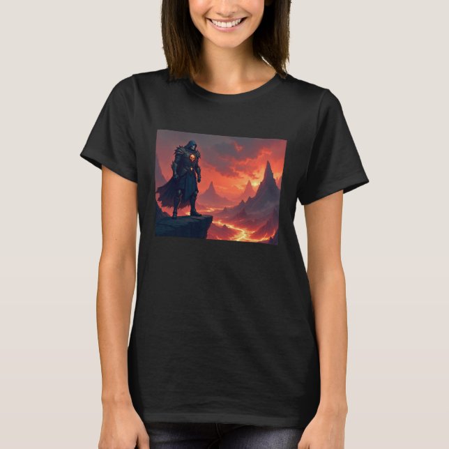 T-shirt Chevalier sombre de la flamme (Devant)