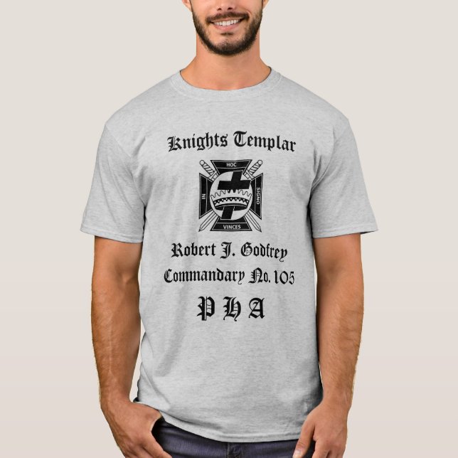 T-shirt Chevaliers Templar (Devant)