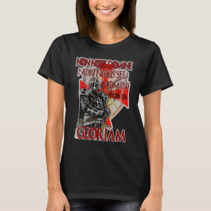 T-shirt Chevaliers Templier Non Nobis Gloriam Croiseur Cro