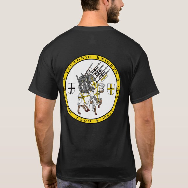 T-shirt Chevaliers Teutonic sur la chemise de joint de (Dos)