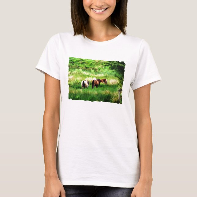 T-SHIRT CHEVAUX (Devant)