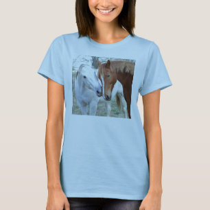 T-shirt Chevaux affectueux