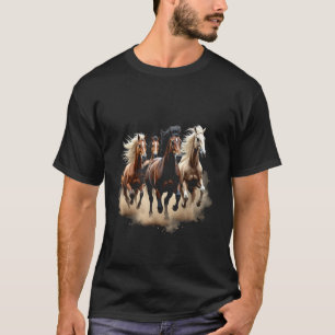 T-shirt Chevaux au galop