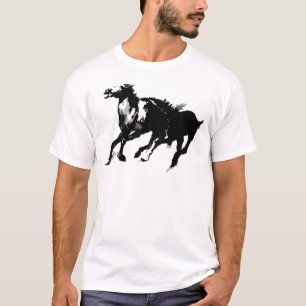 T-shirt Chevaux de course