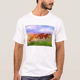 T-SHIRT CHEVAUX SAUVAGES