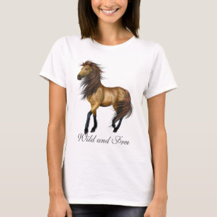 T-shirt Chevaux sauvages et libres