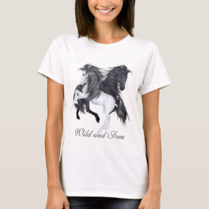 T-shirt Chevaux sauvages et libres
