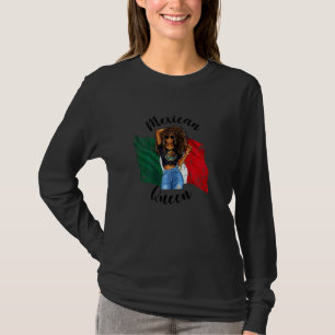 T-shirt Cheveux Afro Femme Reine Mexicaine Mexique Femmes