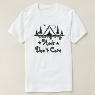 T-shirt Cheveux de Camping, On S'en Fout