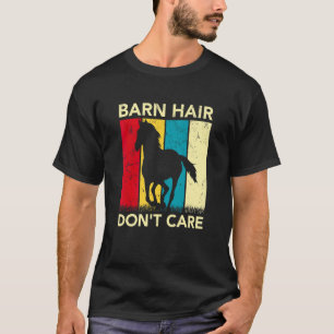T-shirt Cheveux de grange, on s'en fiche Cheval À cheval C