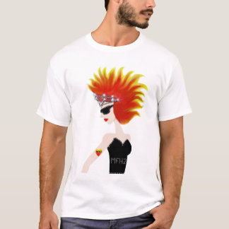 T-shirt Cheveux flamboyants avec le diadème - MFH2