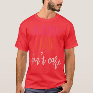 T-shirt Cheveux roses boueux ne se soucient pas de 5K femm