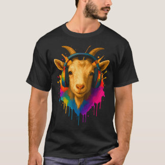 T-shirt Chèvre avec musique