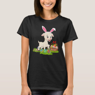 T-shirt Chèvre Chasse aux oeufs de Pâques Chèvre Chèvre Ch