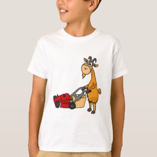 T-shirt Chèvre de Billy drôle poussant la bande dessiné