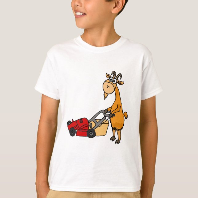 T-shirt Chèvre de Billy drôle poussant la bande dessinée (Devant)