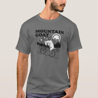 T-shirt Chèvre de montagne Funny VTT Vélo de chèvre Vin Vi