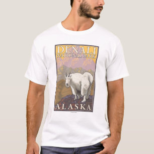 T-shirt Chèvre de montagne - parc national de Denali,