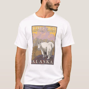T-shirt Chèvre de montagne - réserve forestière de