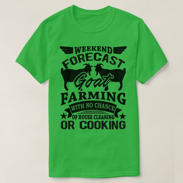 T-shirt Chèvre d'élevage de fin de semaine (Design devant)