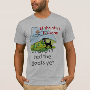 T-shirt Chèvre Drôle Cartoon Chemise Bella Canvas Aménagée