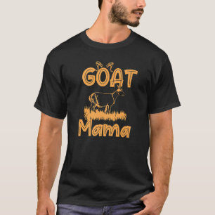 T-shirt Chèvre Mama ferme animal pour femmes filles fermie