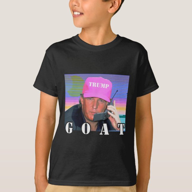T-shirt Chèvre Républicain Conservateur Trump 2024 drôle (Devant)