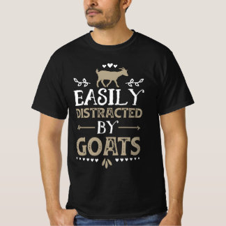 T-shirt chèvre yoga facilement distrait