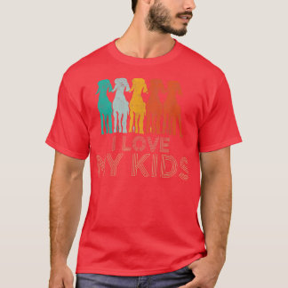 T-shirt Chèvres Bébé Chèvre Drôle Chèvre Déchiré Retro Vin