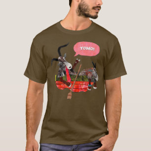 T-shirt Chèvres dans un bateau