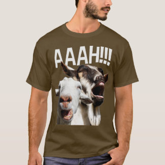 T-shirt Chèvres hurlantes AAAH Amusant fou fou de chèvre