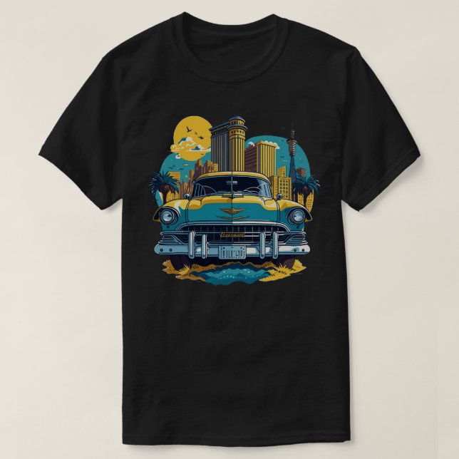 T-shirt Chevrolet Bel Air 1955 (Design devant)