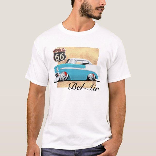 T-shirt Chevrolet Bel Air 1956 (Devant)