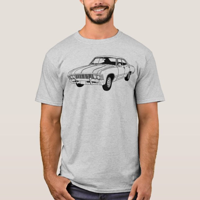 T-shirt Chevrolet Impala 1967 (Devant)