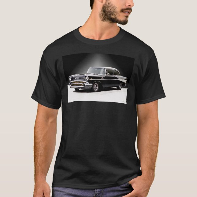 T-shirt Chevrolet & x27 1957 ; Carburant injecté&x27 ; Bel (Devant)