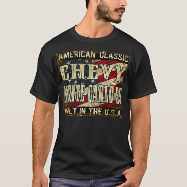 T-shirt Chevy Monte Carlo solides solubles - classique (Devant)