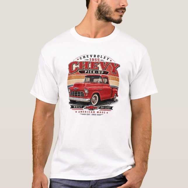 T-shirt Chevy Pick Up Classique (Devant)