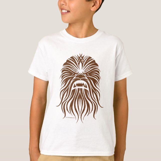 T-shirt Chewbacca | Tribal Brown (Devant)