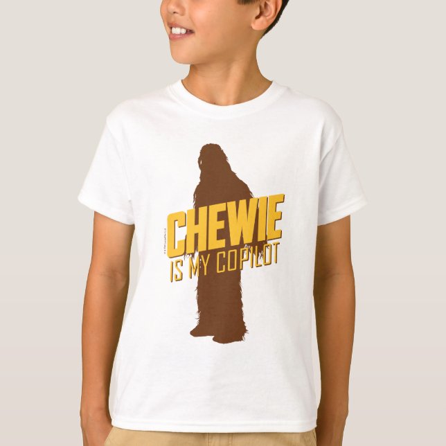 T-shirt Chewie est mon copilot (Devant)