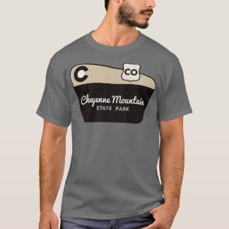 T-shirt Cheyenne Mountain State Park Affiche de bienvenue 