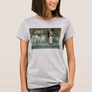 T-shirt Chez le fleuriste par Childe Hassam, Vintage Fine 