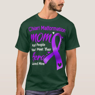 T-shirt Chiari Malformation Maman J'Ai Élevé Mine Ruban Lo