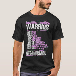 T-shirt Chiari Malformation Sensibilisation Douleur Surviv