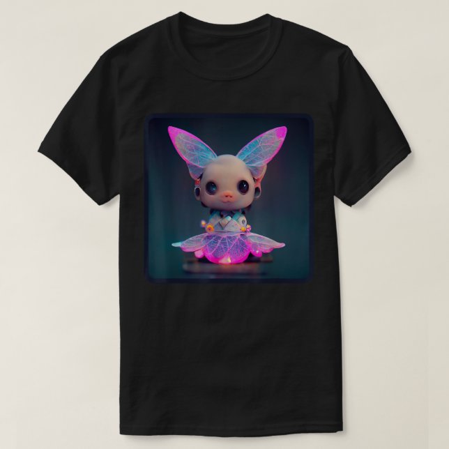T-shirt Chibi Ballerina Kawaii Fairies Friends For Fairyco (Design devant)