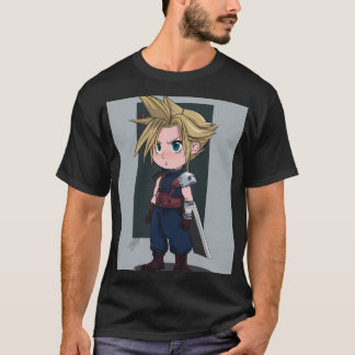 T-shirt Chibi Buster‑Blade Héros | Guerrier Mignon aux Che